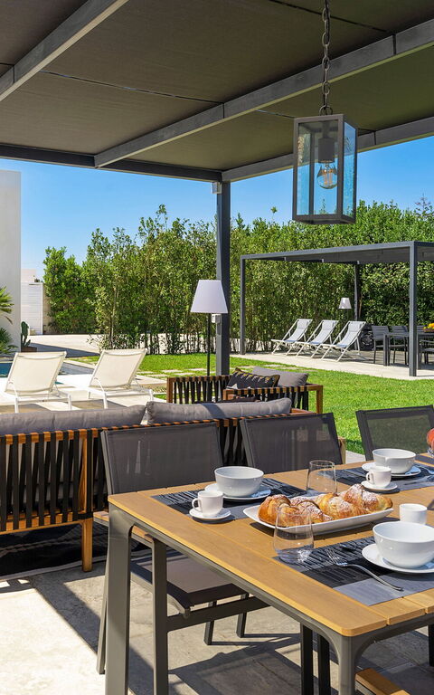 Villa Bonita: Balkong / terrasse / uteplass, Eksteriør, Hage, Utendørs