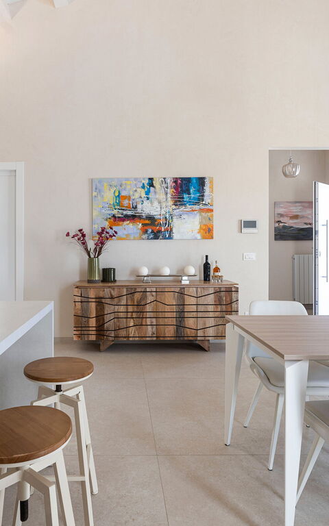 Villa Mora: Kjøkken, Lunsjrom, Stue