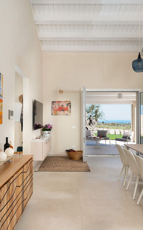 Villa Mora: Lunsjrom, Stue