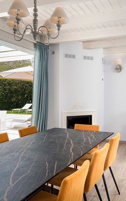 Villa Giutitta: Lunsjrom, Stue