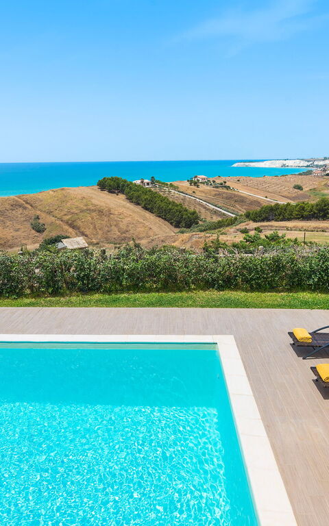 Villa Anthea: basseng, Hage, Utendørs, Visningar