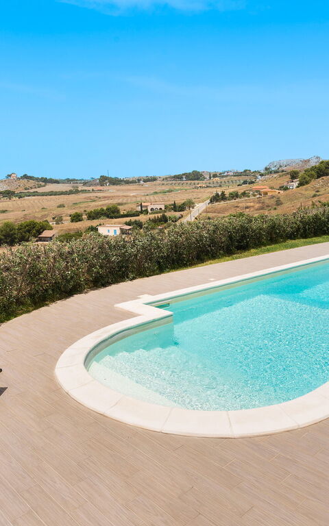 Villa Anthea: basseng, Hage, Utendørs, Visningar