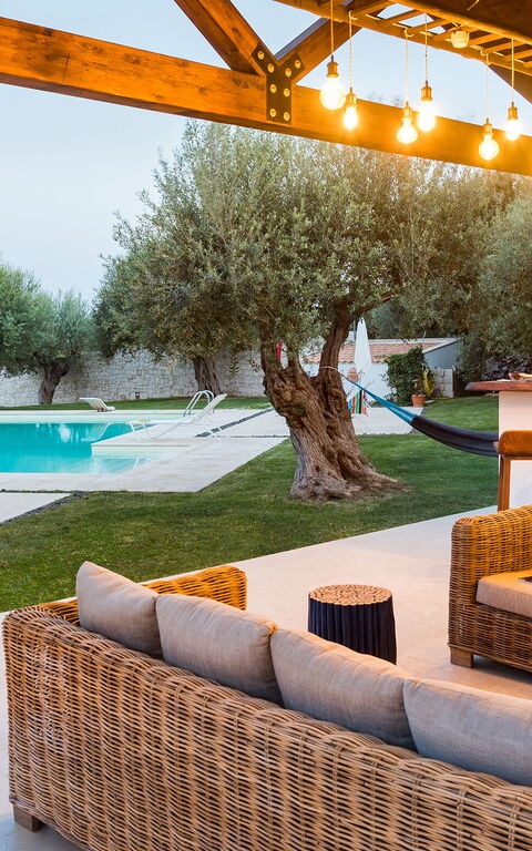 Corte Moscata: Balkong / terrasse / uteplass, basseng, Eksteriør