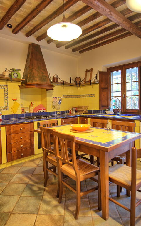 Villa Vittoria: Kjøkken, Lunsjrom