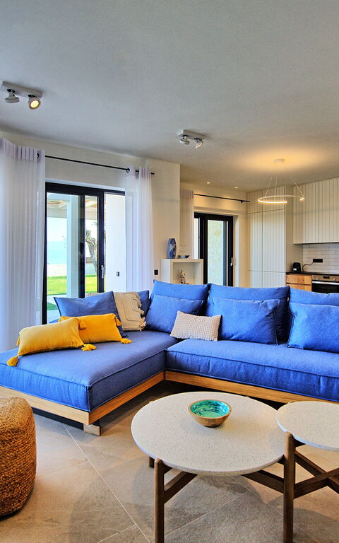 Villa Acropolitana: Kjøkken, Stue