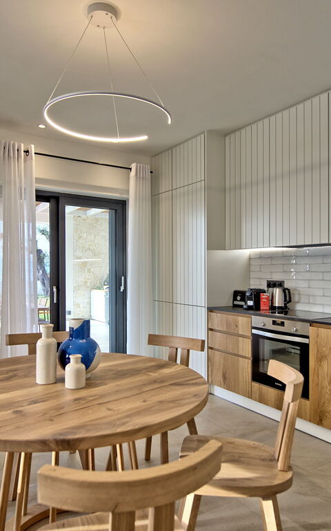 Villa Acropolitana: Kjøkken, Stue