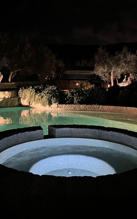 Villa Lucy: basseng, Hage, Utendørs