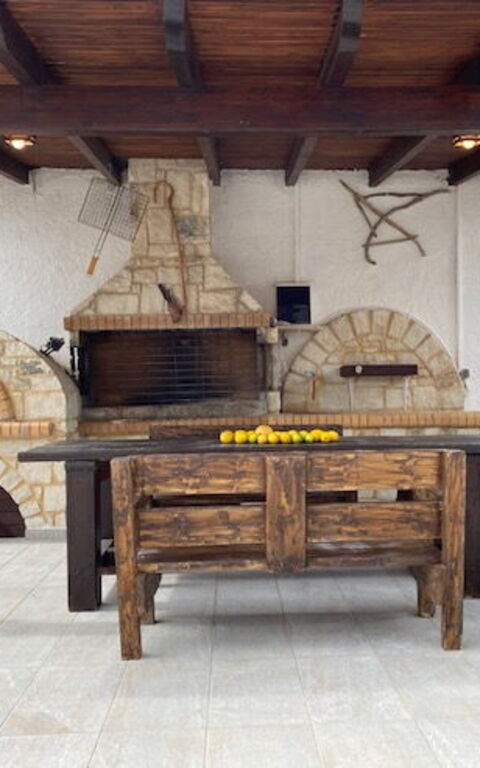 Villa Kostantina: Balkong / terrasse / uteplass, Utendørs