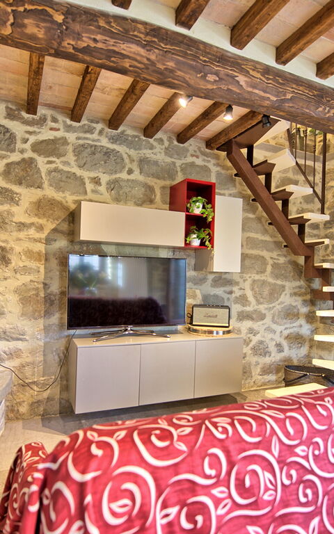 Villa Mulino: Kjøkken, Lunsjrom, Stue