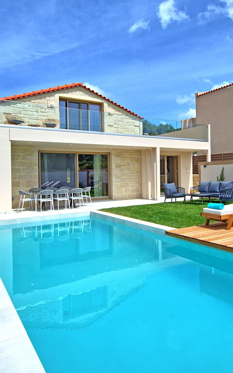 Villa Silentium Evilia: basseng, Eksteriør, Hage, Utendørs