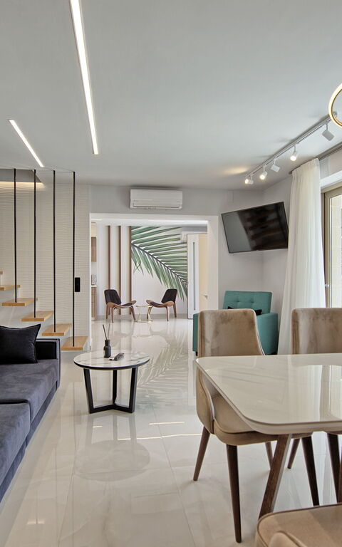 Villa Silentium Evilia: Lunsjrom, Stue