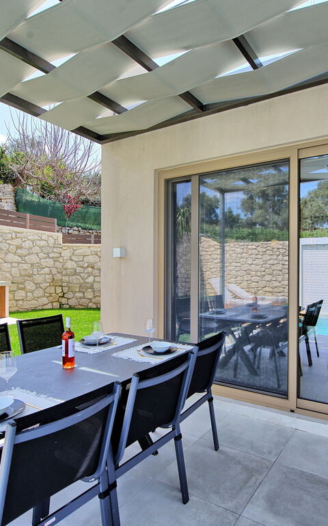 Villa Silentium Ionia: Balkong / terrasse / uteplass, Utendørs