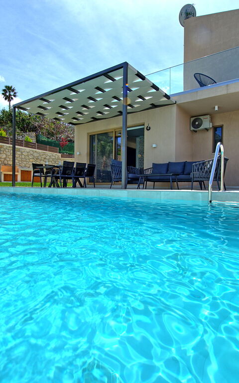 Villa Silentium Ionia: basseng, Eksteriør, Sommer, Utendørs