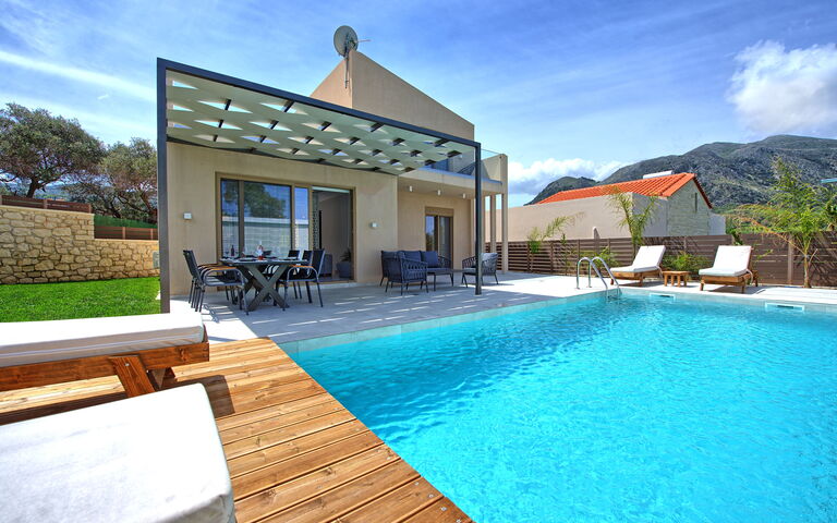 Villa Silentium Ionia: basseng, Eksteriør, Sommer, Utendørs