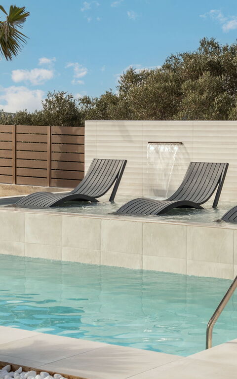 Villa Silentium Olia: basseng, Eksteriør, Utendørs