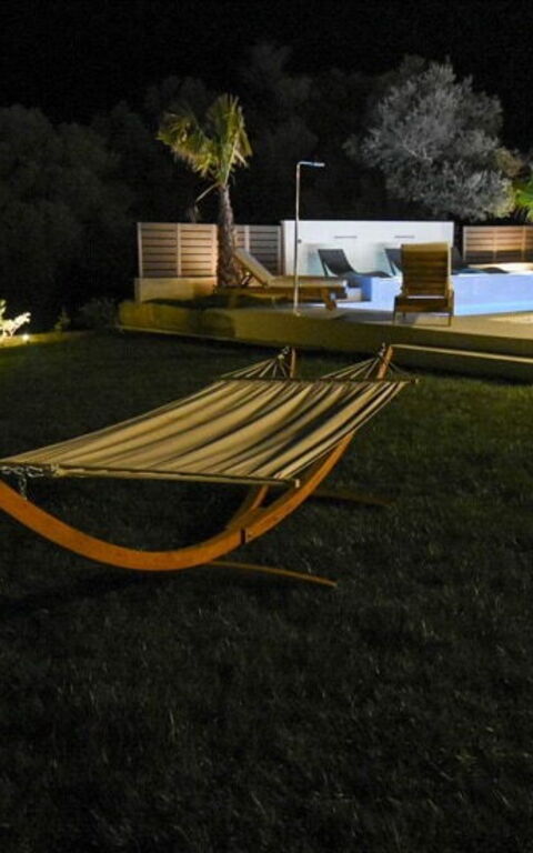 Villa Silentium Olia: basseng, Eksteriør, Hage