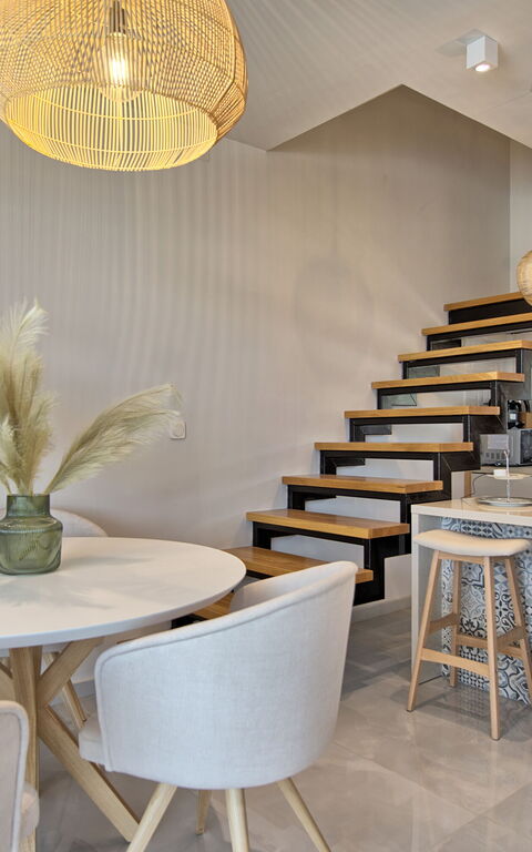 Villa Silentium Olia: Kjøkken, Lunsjrom