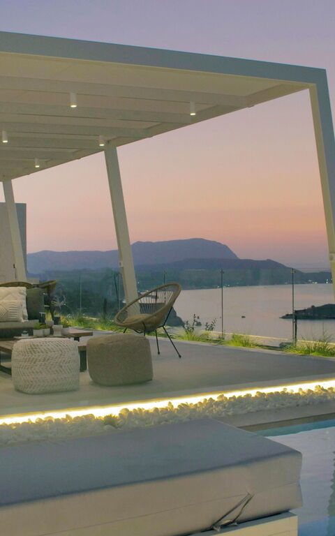 Seaview Lux: basseng, Utendørs