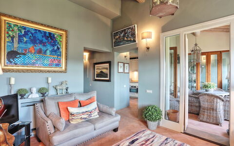 Feriebolig La Loggia: Stue