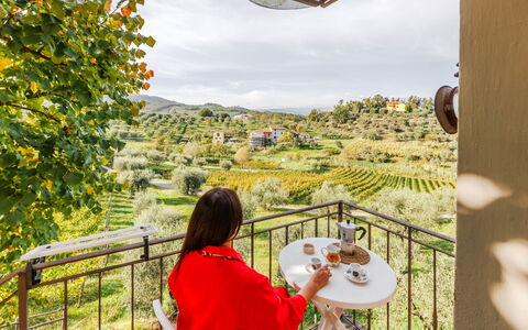 Feriebolig Rossello: Balkong / terrasse / uteplass, Romdetaljer