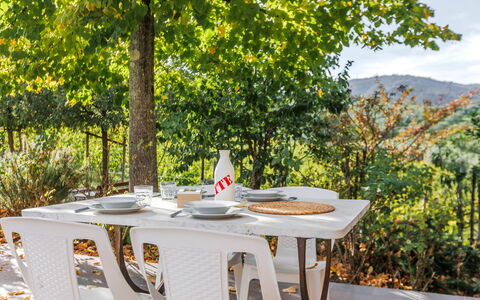 Feriebolig Rossello: Balkong / terrasse / uteplass, Romdetaljer