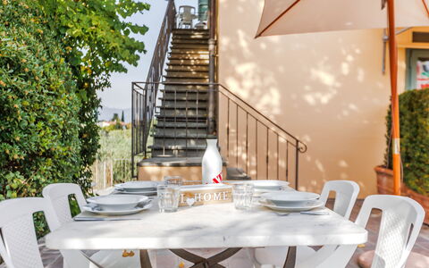 Feriebolig Rossello: Balkong / terrasse / uteplass