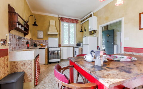 Feriebolig Rossello: Kjøkken, Lunsjrom