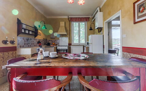 Feriebolig Rossello: Kjøkken, Lunsjrom