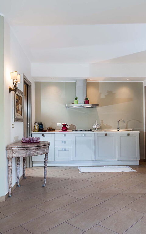 Villa Montefiore: Kjøkken, Stue