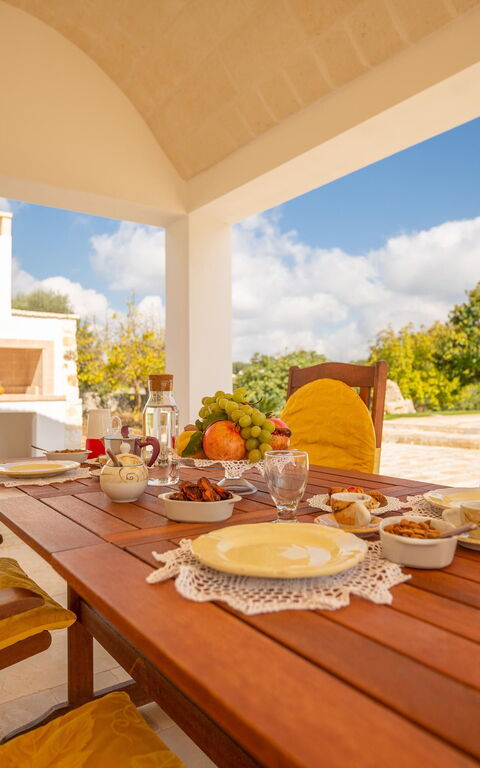 Trullo Adea: Balkong / terrasse / uteplass, Eksteriør, Utendørs