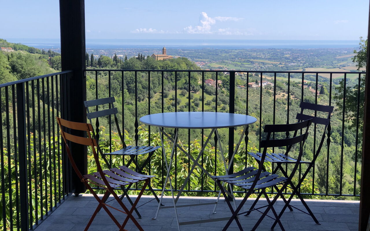 La Nocciola: Balkong / terrasse / uteplass