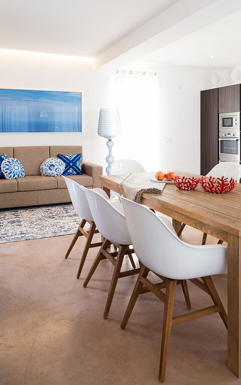 Villa San Lorenzo Fico D'india: Kjøkken, Stue