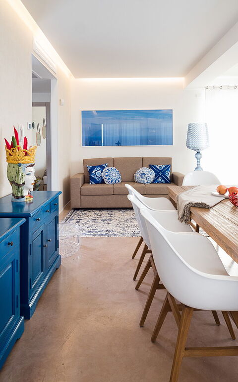 Villa San Lorenzo Fico D'india: Kjøkken, Stue