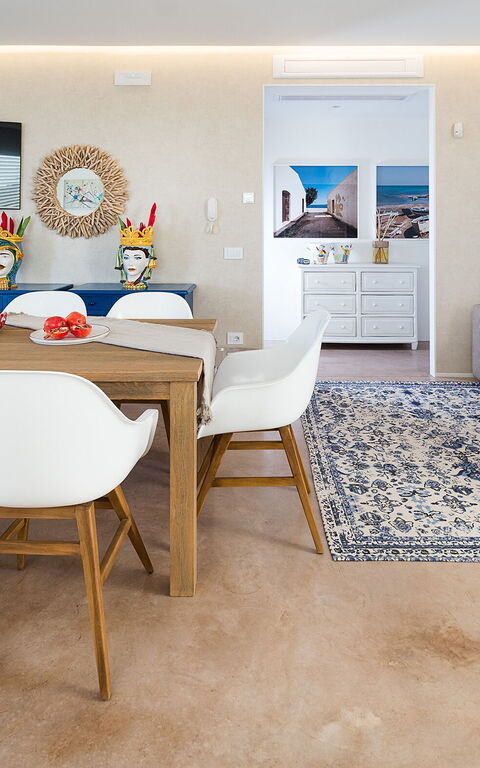 Villa San Lorenzo Fico D'india: Kjøkken, Stue