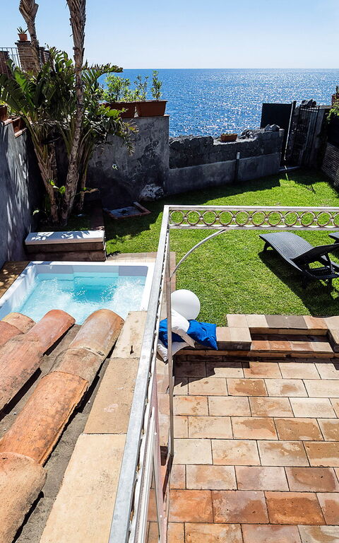 Casa Tecla: basseng, Hage