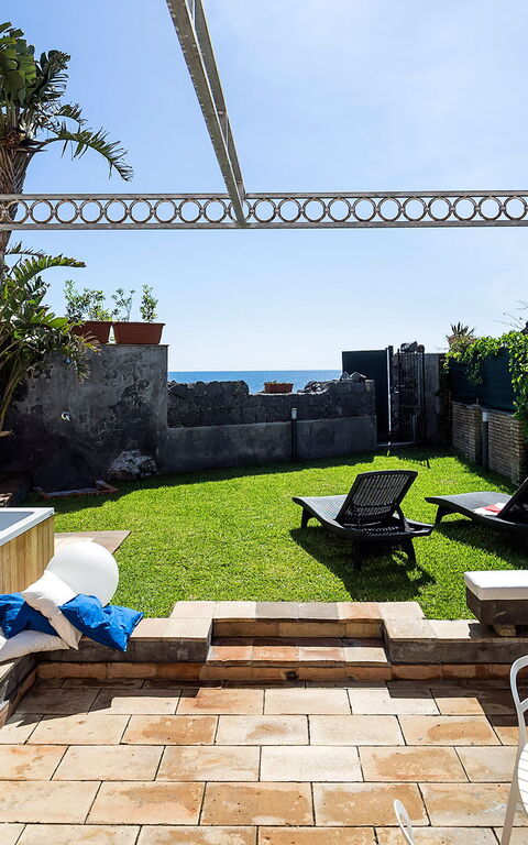 Casa Tecla: basseng, Hage