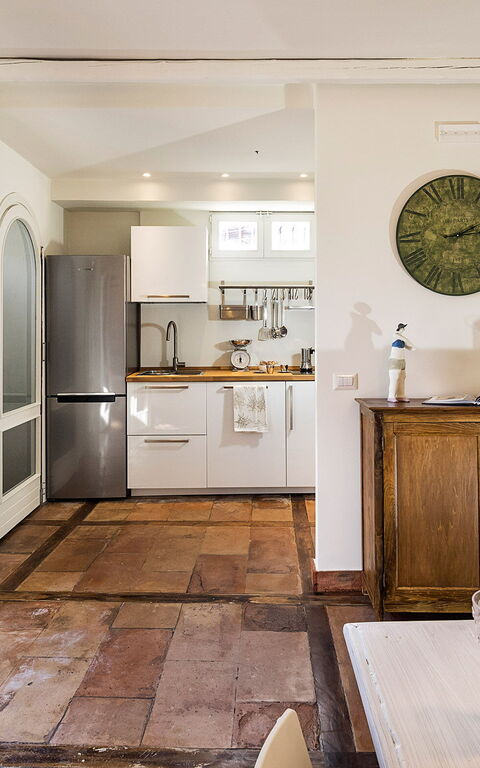 Casa Tecla: Kjøkken, Lunsjrom, Stue