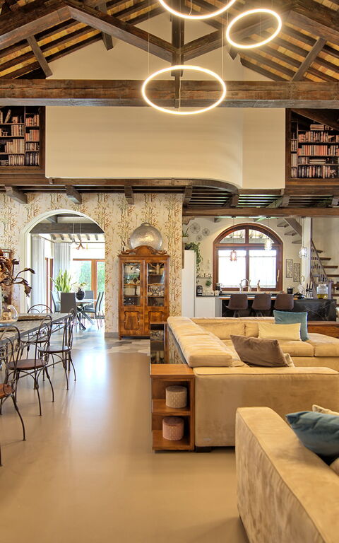 Villa Tagliaferri: Lunsjrom, Stue