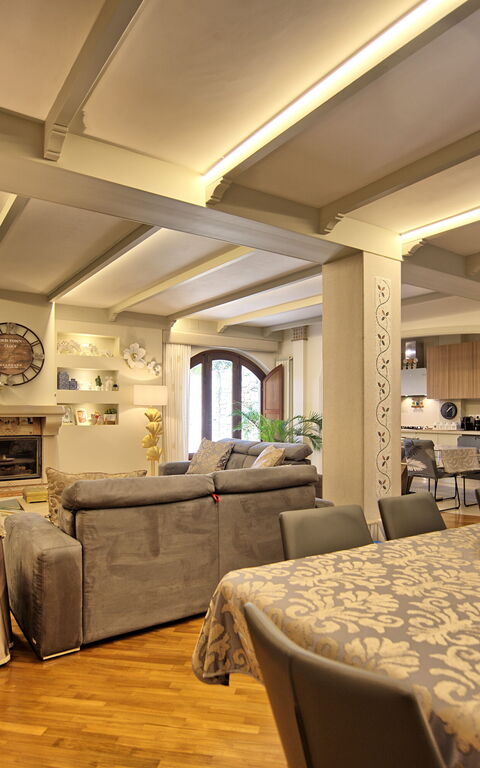 Villa Tagliaferri: Lunsjrom, Stue