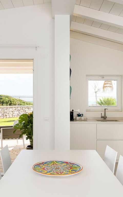 Villa Azulea: Kjøkken, Stue