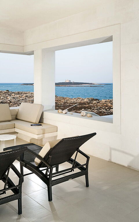 Villa Capo Passero: Balkong / terrasse / uteplass