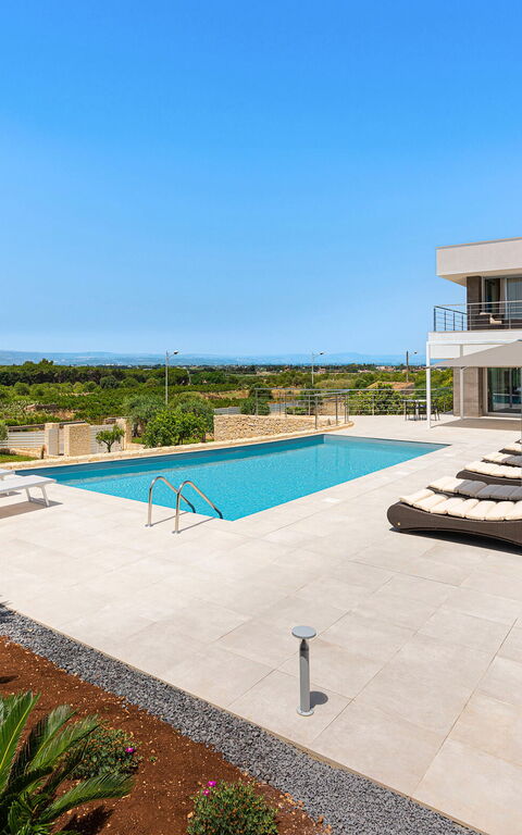 Villa Anna Plemmirio: basseng, Eksteriør, Utendørs