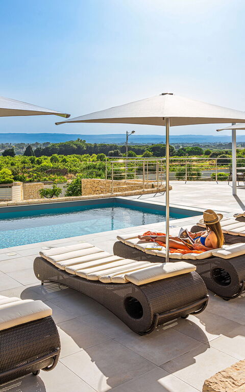 Villa Anna Plemmirio: basseng, Eksteriør, Utendørs