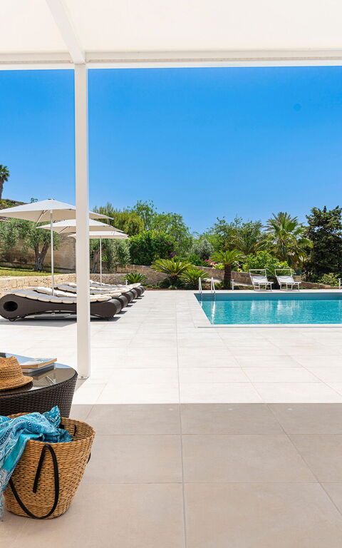 Villa Anna Plemmirio: basseng, Eksteriør, Utendørs