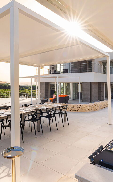 Villa Anna Plemmirio: Balkong / terrasse / uteplass, basseng, Eksteriør, Utendørs