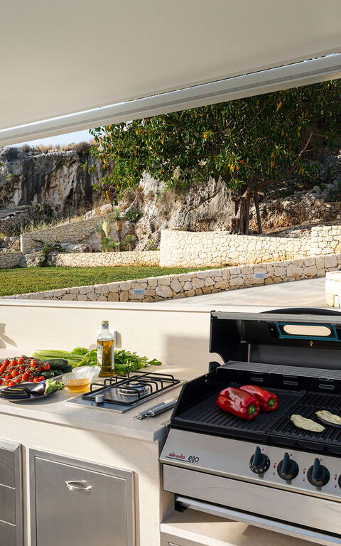 Villa Anna Plemmirio: Balkong / terrasse / uteplass, Eksteriør, Utendørs