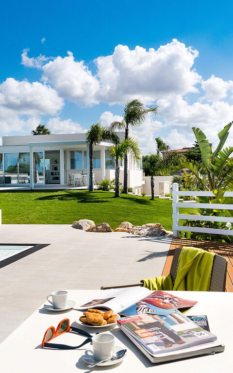 Diantha: basseng, Eksteriør, Hage, Utendørs