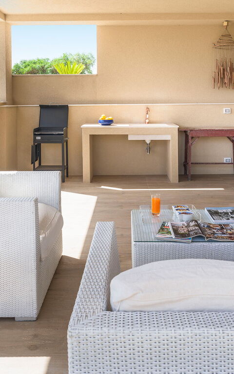 Casa Dafne: Balkong / terrasse / uteplass, Eksteriør, Utendørs