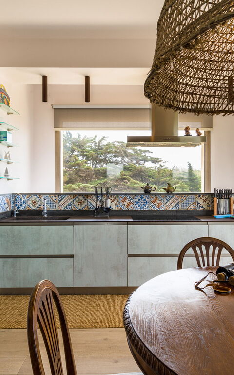 Casa Dafne: Kjøkken, Lunsjrom