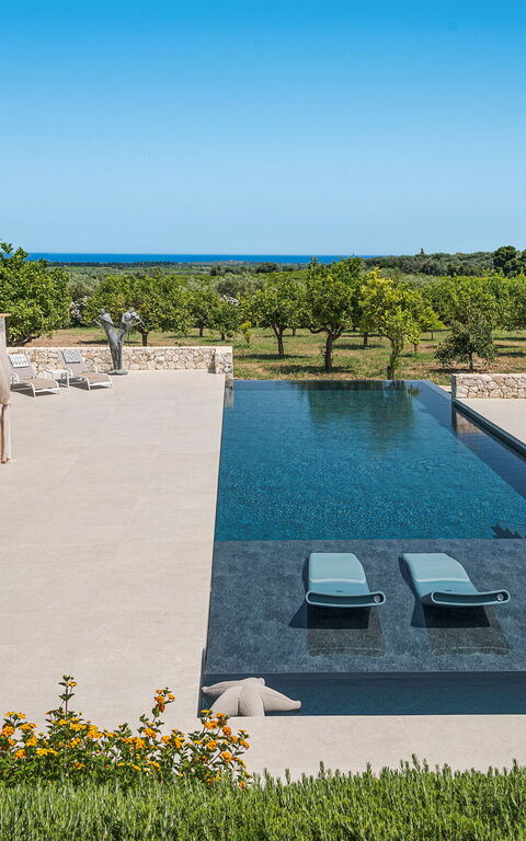 Pigna Blue: basseng, Eksteriør, Utendørs, Visningar